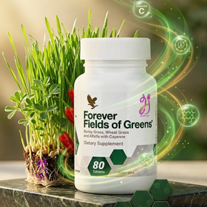 فیلدز آو گرینز فوراور (Forever Fields of Greens) | مکمل غذای سبز | 80 قرص | کد 068L